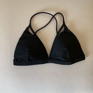 Plain Black Hollister Bikini Top